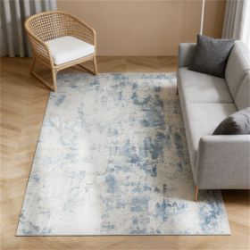 Area carpet, machine washable carpet, floor carpet, room carpet, suitable for living room, bedroom, dining room, blue