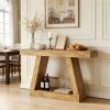 Console table, sofa table, entrance table with storage space, storage desk