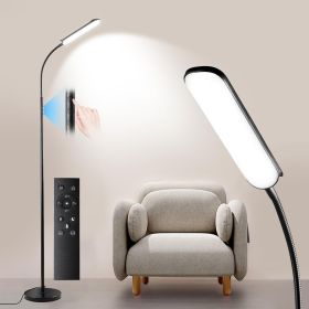 e LED Floor Lamp, Super Bright Reading Lamps Floor Standing lamp with Remote Touch Control, Stepless Dimming 2700K-6500K Color Temperature