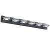 39" Modern Black 6-Light LED Vanity Light, Square Acrylic Lampshades Wall Mount Fixture for Bathroom, Mirror Lighting