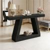 Wooden entrance table, console table, sofa table, with storage space