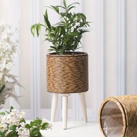 [Handcrafted Vase] Handcrafted Green Decorative Vase | Upgraded Version, Made of Plastic Material, Featuring a Plant Decorative Pot And Flower Stand