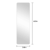 65"x 24" inch Full Body round corner mirror for Living Room Bedroom Cloakroom Wall hanging with hanging hole High quality 5mm silver mirror Explosion-