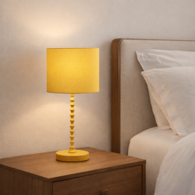 Modern Classic Desk Lamp Villa Living Room Bedroom Study Decorative Sereno Table Lamp Ochre and Gold 110-120V Table Light