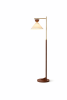 Contemporary Floor Lamp Zensa Brown Floor Lamp 110V, Standing Light for Living Room Centerpiece, Bedroom & Office Lighting