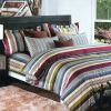 Blancho Bedding - [Cottage Stripe] Luxury 7PC Bed In A Bag Combo 300GSM (King Size)