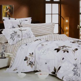 Blancho Bedding - [Faint Aroma] Luxury 7PC Bed In A Bag Combo 300GSM (Queen Size)