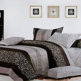 Blancho Bedding - [Charming Garret] Luxury 7PC Bed In A Bag Combo 300GSM (King Size)