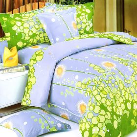 Blancho Bedding - [Dandelion Dream] Luxury 6PC Mini Bed In A Bag Combo 300GSM (King Size)