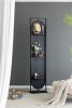 18" x 12" x78" Full Length Standing Mirror, 360° Swivel Floor Mirror for Bedroom Living Room Vanity Entryway