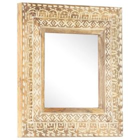 Mirror Natural mango wood Solid mango wood Medium