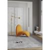 Manhattan Comfort MoMa Yellow Wool Blend Accent Chair