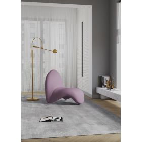 Manhattan Comfort MoMa Purple Wool Blend Accent Chair