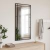 Wall Mirror Black Glass Medium Wall mounting Wall Mirror