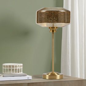17" Mercury Glass Table Lamp Gold See below