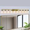 10 Light Gold Vanity Lights for Mirror, 52inch Modern Gold Bathroom Wall Lighting for Bedroom, Living Room