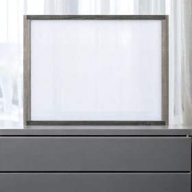 Jehoram Gray Finish Mirror