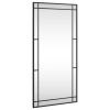 Wall Mirror Black Glass Medium Wall mounting Wall Mirror