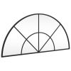 Wall Mirror Black Glass 31.5 x 15.7 in Minimalistic Wall Mirror