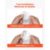 Suction Cup Hooks for Shower, 2-Pack No Drill Stainless Steel Hooks, Suction Cup Shower Towel Hanging Hook, for Bathroom Wall, Kitchen, Glass