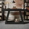 Wooden entrance table, console table, sofa table, with storage space