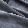 Blackout Curtains with Rings 2 pcs Anthracite 37"x84" Velvet