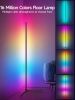 RGB LED Corner Lamp with Music Sync, Smart App and Remote Control Color Changing Ambience Light, LED Lamp with 16 Million Colors for Bedroom