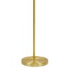 Rattan Weave Shade Floor Lamp Gold/Natural See below