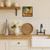 Mandarin Duck Framed Metal Print Bathroom, Kitchen, Office, Home Decor Wall Art Ready to Hang, Square, 8X8