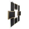 4x6 Picture Frame -- Rustic Wood Heart 8 Photo Collage Wall Photo Frame