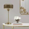 17" Mercury Glass Table Lamp Gold See below