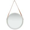 Wall Mirror Silver, Brown