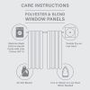 Twist Tab Lined Window Curtain Panel Pewter 50x84"