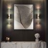 17"(H) Contemporary Crystal Wall Light, Gold Plating Finish with Bubble Crystal, 2-Light Sconce for Bathroom, Bedroom