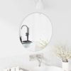 Wall Mirror Round Ø 19.69 in Tempered Glass