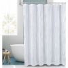 1 Piece Glitterr Foil Palm Tree Leaf Printed Shower Curtain, Modern Tropical Fabric Shower Curtains for Bathroom Decor, Decorative Shiny Bath Curtain