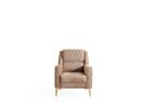 Luna Modern Style Chair in Copper