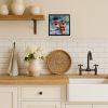 Redhead Duck Framed Metal Print Bathroom, Kitchen, Office, Home Decor Wall Art Ready to Hang, Square, 8X8