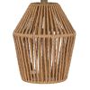 (4 pack) 12.75" Rope Mini Lamp, Brown, 5.75 x 6.5 x 6.5" Lamp Shade