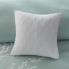 Oversized Cotton Jacquard Comforter Set Aqua King