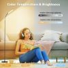 e LED Floor Lamp, Super Bright Reading Lamps Floor Standing lamp with Remote Touch Control, Stepless Dimming 2700K-6500K Color Temperature