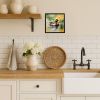 Mallard Framed Metal Print Bathroom, Kitchen, Office, Home Decor Wall Art Ready to Hang, Square, 8X8