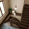 Warehouse Direct Sales New Design Personality Creative American Country Retro Ceiling Light Living Room Bedroom Reading Room Gala Pendant Lamp - Bronz