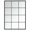 Wall Mirror Black 31.5"x23.6" Metal