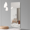65"x 24" inch Full Body round corner mirror for Living Room Bedroom Cloakroom Wall hanging with hanging hole High quality 5mm silver mirror Explosion-