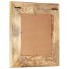 Mirror Natural wood grain Solid mango wood 19.7 in square