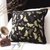 17.7in Vintage Butterfly Throw Pillow with Cover – Decorative Monarch Floral Cushion Case