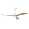 52" Ceiling Fan with Lights Remote Control,Quiet DC Motor 3 Blade Ceiling Fans 6 Speed Levels,Reversible Ceiling Fan, for Patio Living Room, Bedroom
