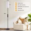 Floor Lamps for Living Room, 64" Modern Floor Lamp with Remote Control and Stepless Dimmable Colors Temperature Brightness