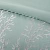 Oversized Cotton Jacquard Comforter Set Aqua King